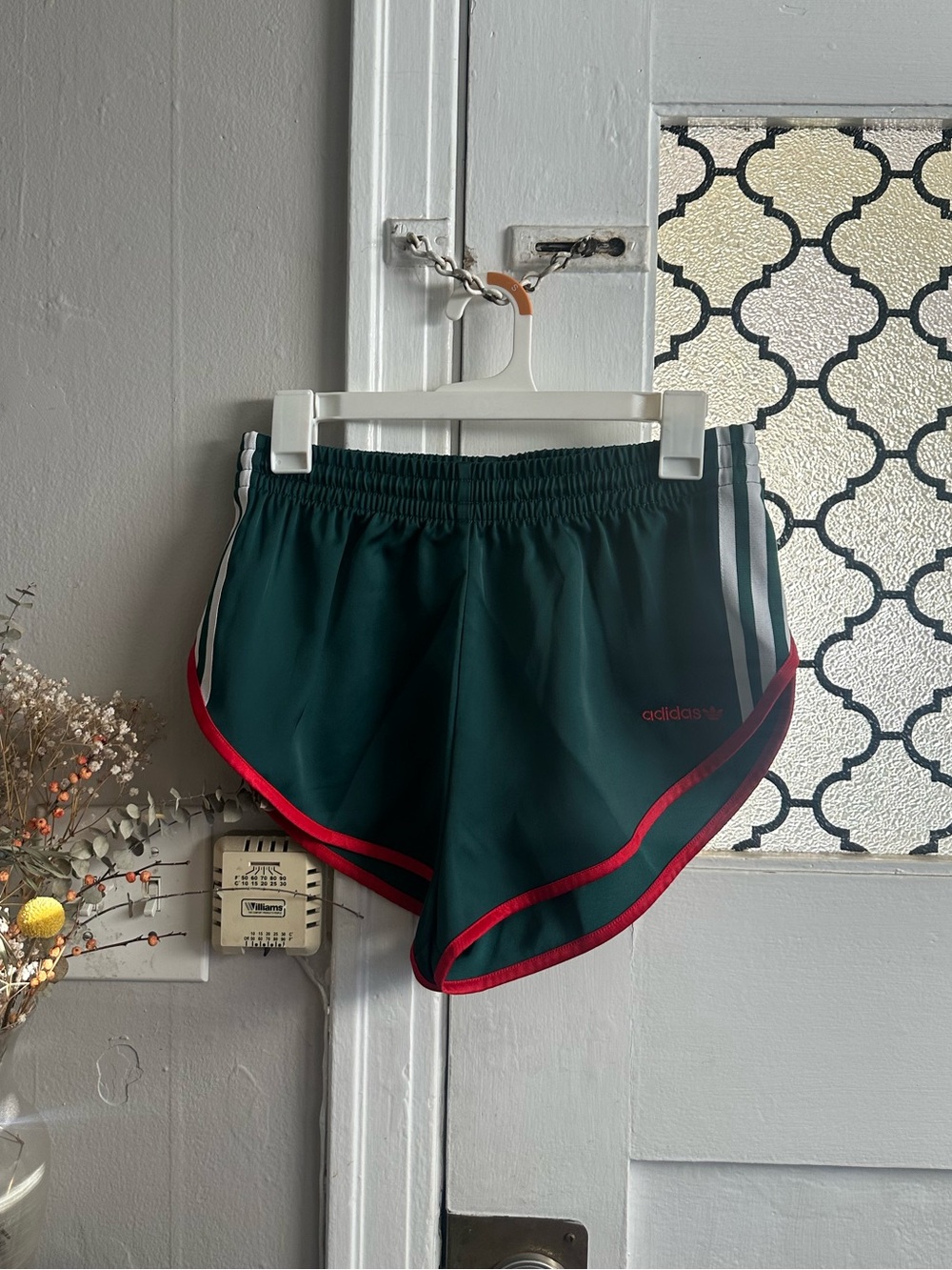Adidas Originals Side Stripe Satin Shorts - Picture 4 of 6